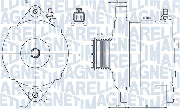 MAGNETI MARELLI Ģenerators 063731602010